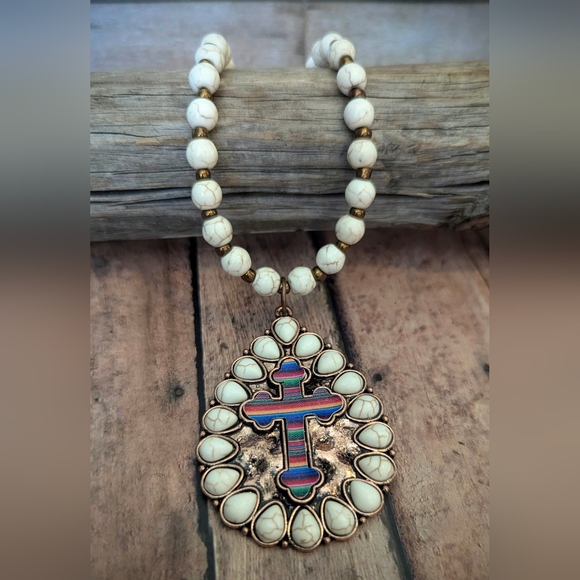 New Original Design Boho Western Necklace With Arrowhead - Picture 1 of 6